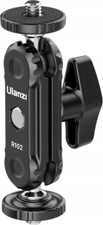 Kameros priedas - Ulanzi R102 dviguba rutulinė galvutė 1/4 colio varžtas, 1kg keliamoji galia