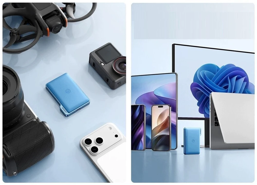 Ulanzi Skaitytuvas Kart Sd Microsd Usb-c 312 Mb/s + Dėklas Na 8 Kart 2w1 Ulanzi / Dc01 / Juodas