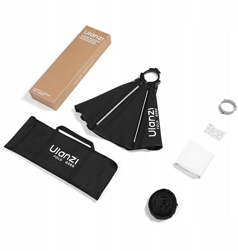 Ulanzi Softbox Aštuonkampis tinklelis 80cm Greito atleidimo Na Bowens Ulanzi / Sulankstomas Qs80