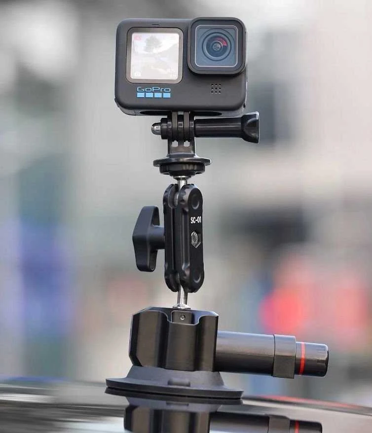 Adapteris - ULANZI SC-01 3" Aliuminio Guma su Magiška Ranka ir Telefono Laikikliu