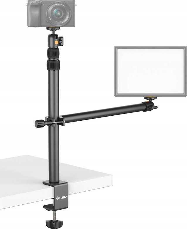 Laikiklis Desktop Studio Arm Tripod Vlog 2x 360s Head / Ulanzi Vijim Ls02