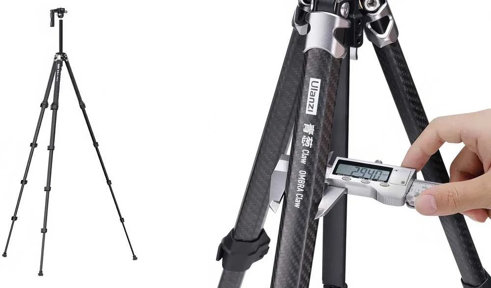 Trikojis Stovas - Ulanzi TT08 Ombra Anglies Pluošto 153cm 8kg Apkrovos Talpa