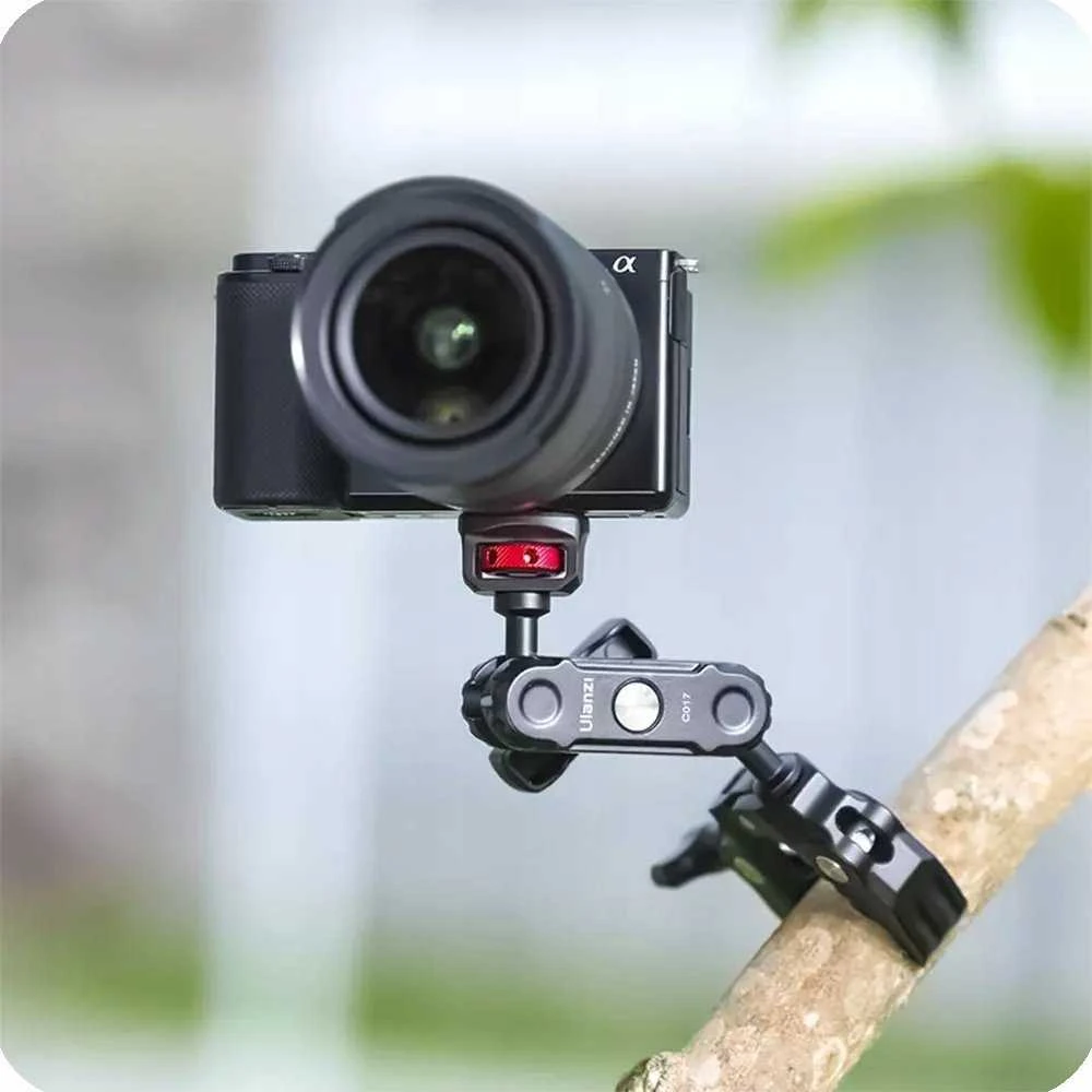 Laikiklis Magic Arm Vise Mount 2x Clip Clamp + 3D Head 1/4"" / Ulanzi C017 / C046gbb1