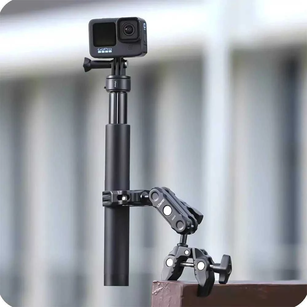 Laikiklis Magic Arm Vise Mount 2x Clip Clamp + 3D Head 1/4"" / Ulanzi C017 / C046gbb1
