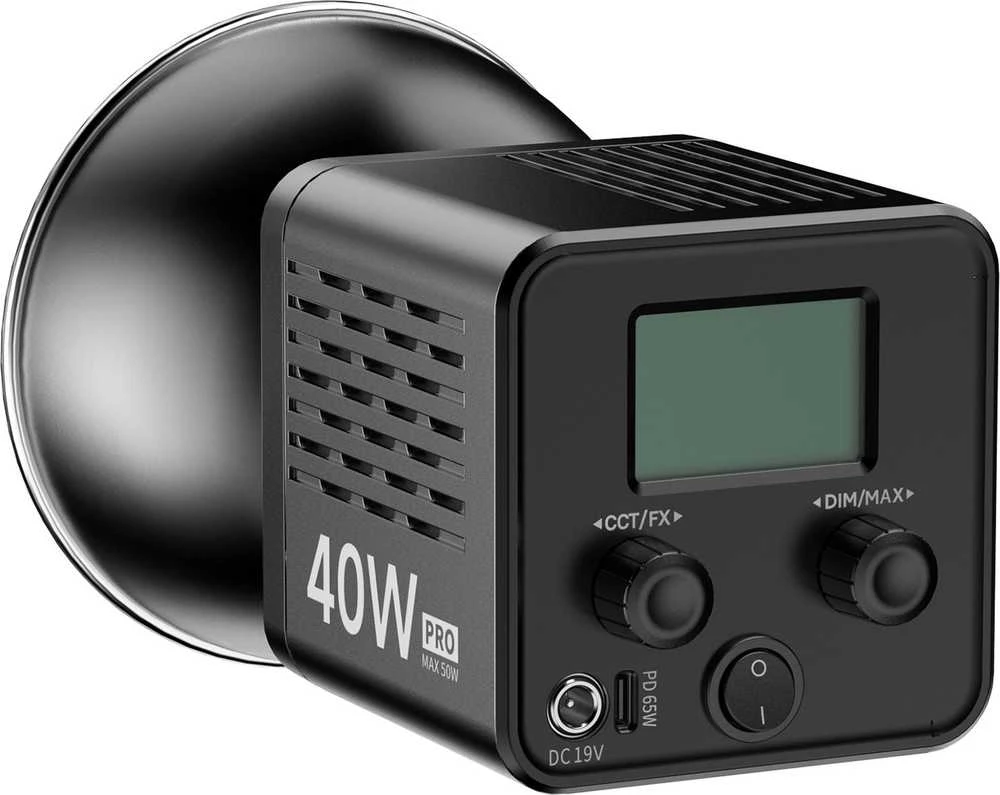 Apšvietimo Įranga - ULANZI L023 40W Pro LED Šviesa 2500-6500K Mini Bowens