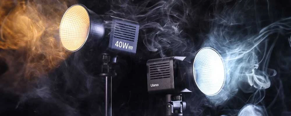 Apšvietimo Įranga - ULANZI L023 40W Pro LED Šviesa 2500-6500K Mini Bowens