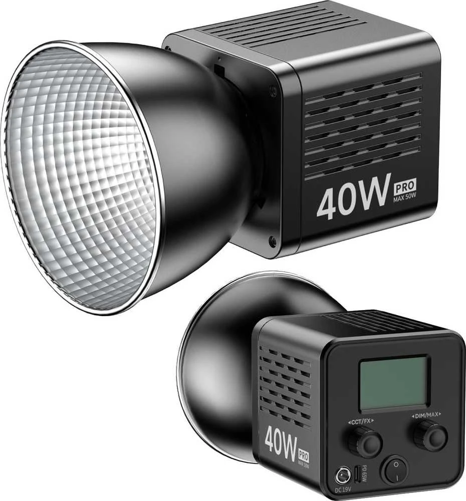 Apšvietimo Įranga - ULANZI L023 40W Pro LED Šviesa 2500-6500K Mini Bowens