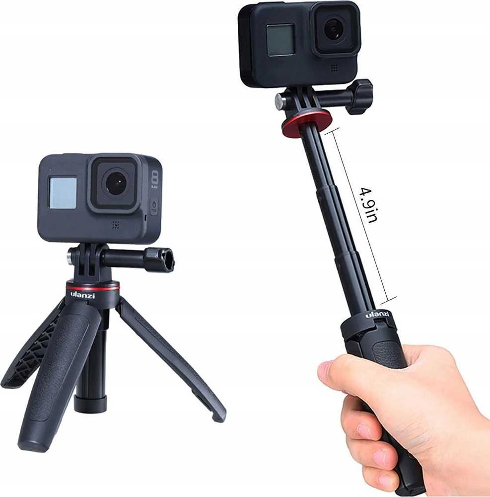 Kameros Stovas - ULANZI MT-09 2-in-1 Kompaktiškas Stovas/Selfie Lazda GoPro kamerai