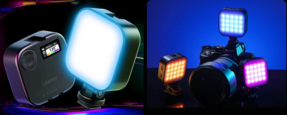 Ulanzi U60 LED lempa - RGB, WB (2500 K - 9000 K)