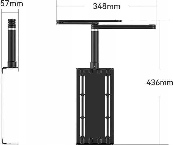 Monitorius Priedas - Ulanzi VESA plėtros laikiklis (palaiko iki 4kg, 17-34 colių)