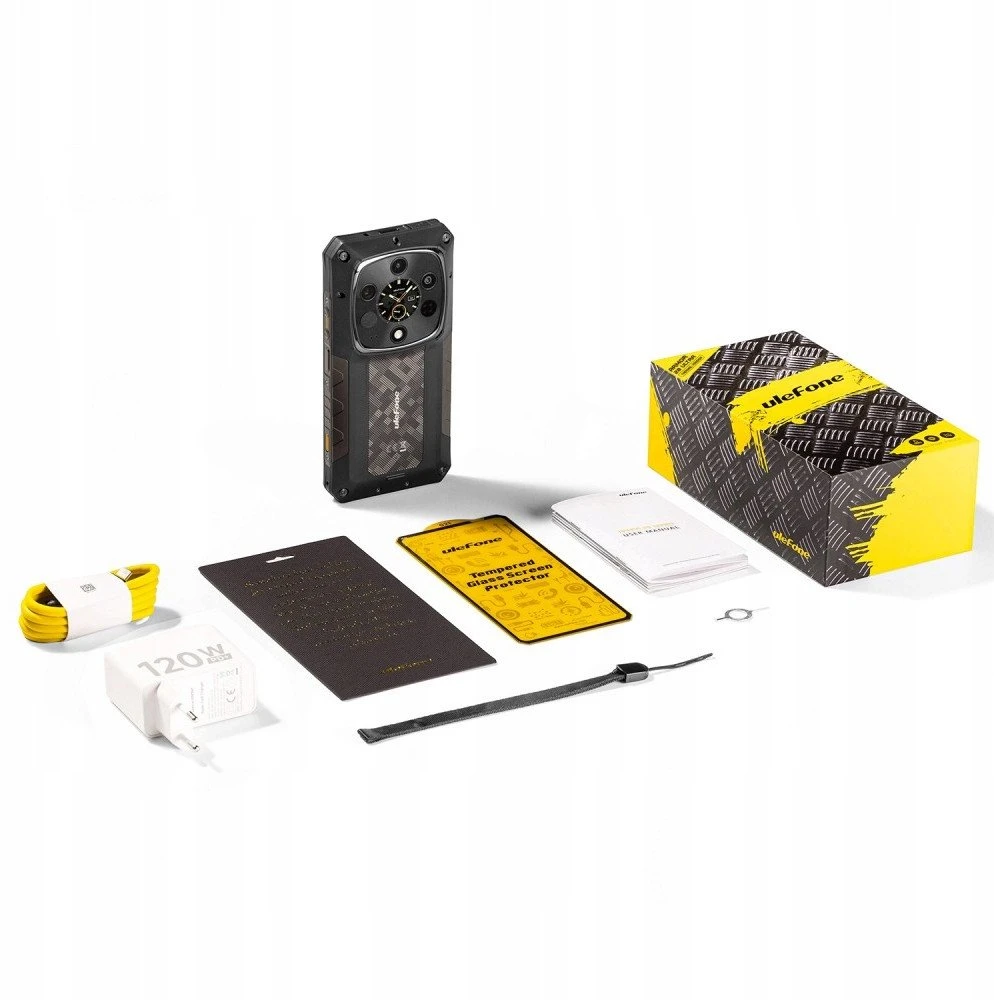 Išmanusis telefonas Ulefone Armor 28 Ultra Thermal phone, 1TB/16GB, juodas | Be pakrovėjo