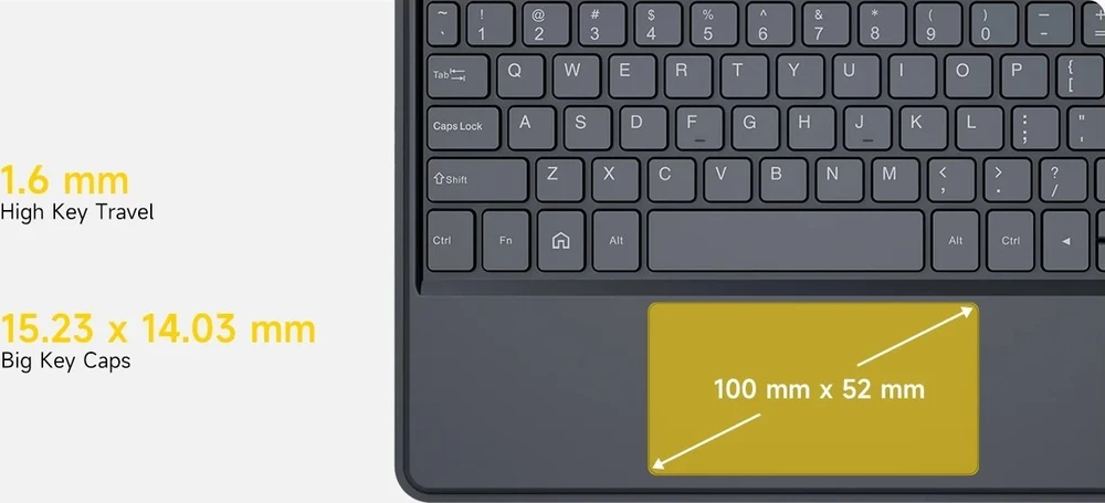 Klaviatūra su dėklas planšetei Ulefone Tab A11 Pro