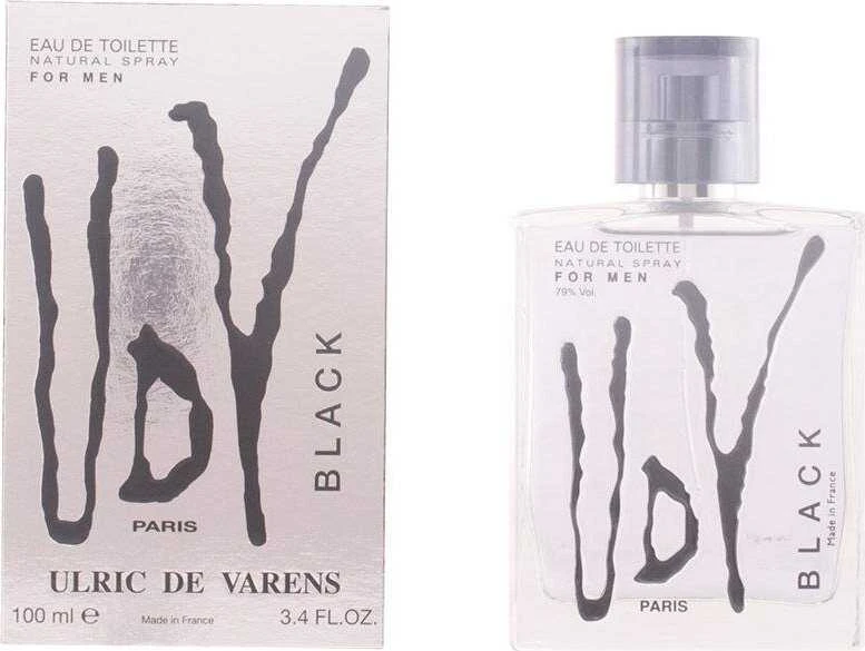 Ulric De Varens Juodas Vyrų tualetinis vanduo purškiklis 100ml