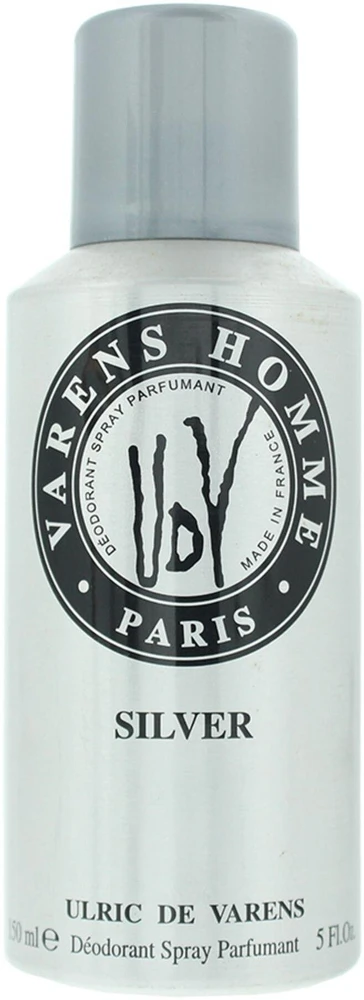 Ulric De Varens UDV Sidabrinis Dezodorantas Purškiklis For Men, 150 ml