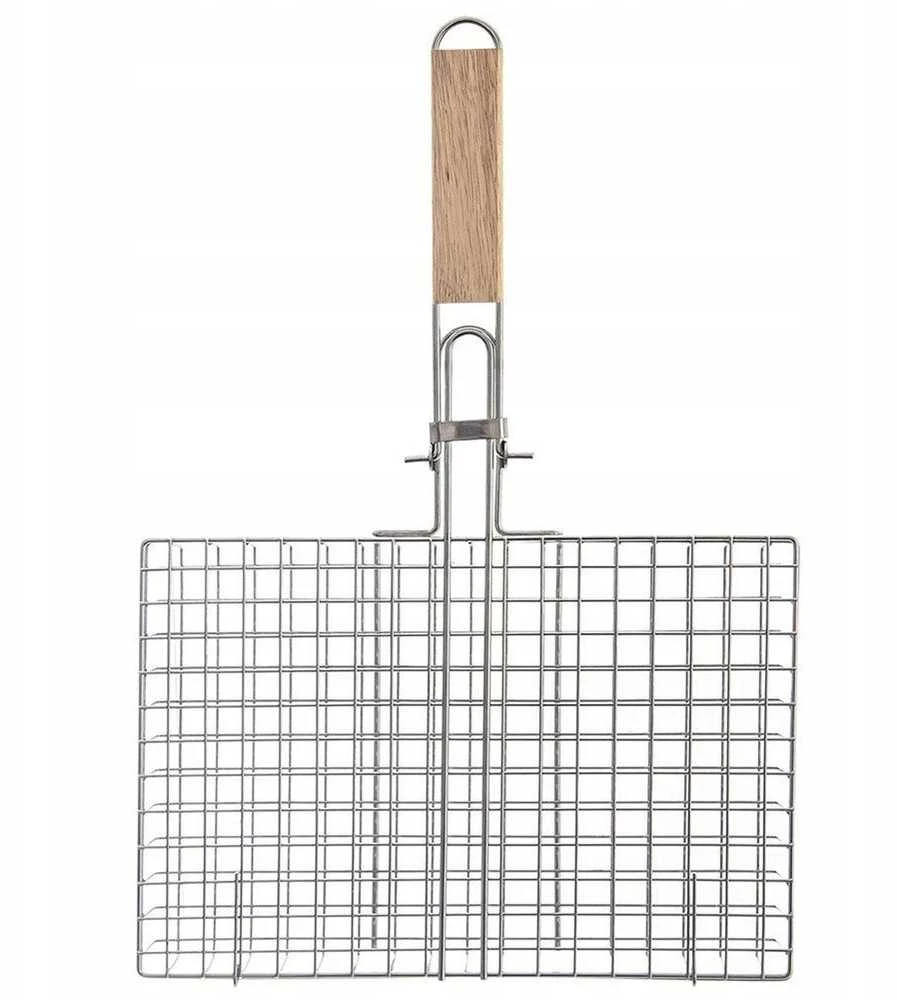 Ultra Clean Orion Grilio krepšelis 32x49 cm Metalinis su mediniu rankena