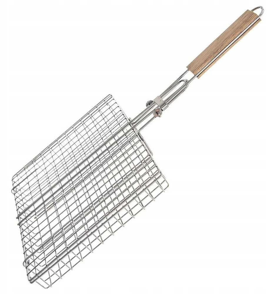 Ultra Clean Orion Grilio krepšelis 32x49 cm Metalinis su mediniu rankena