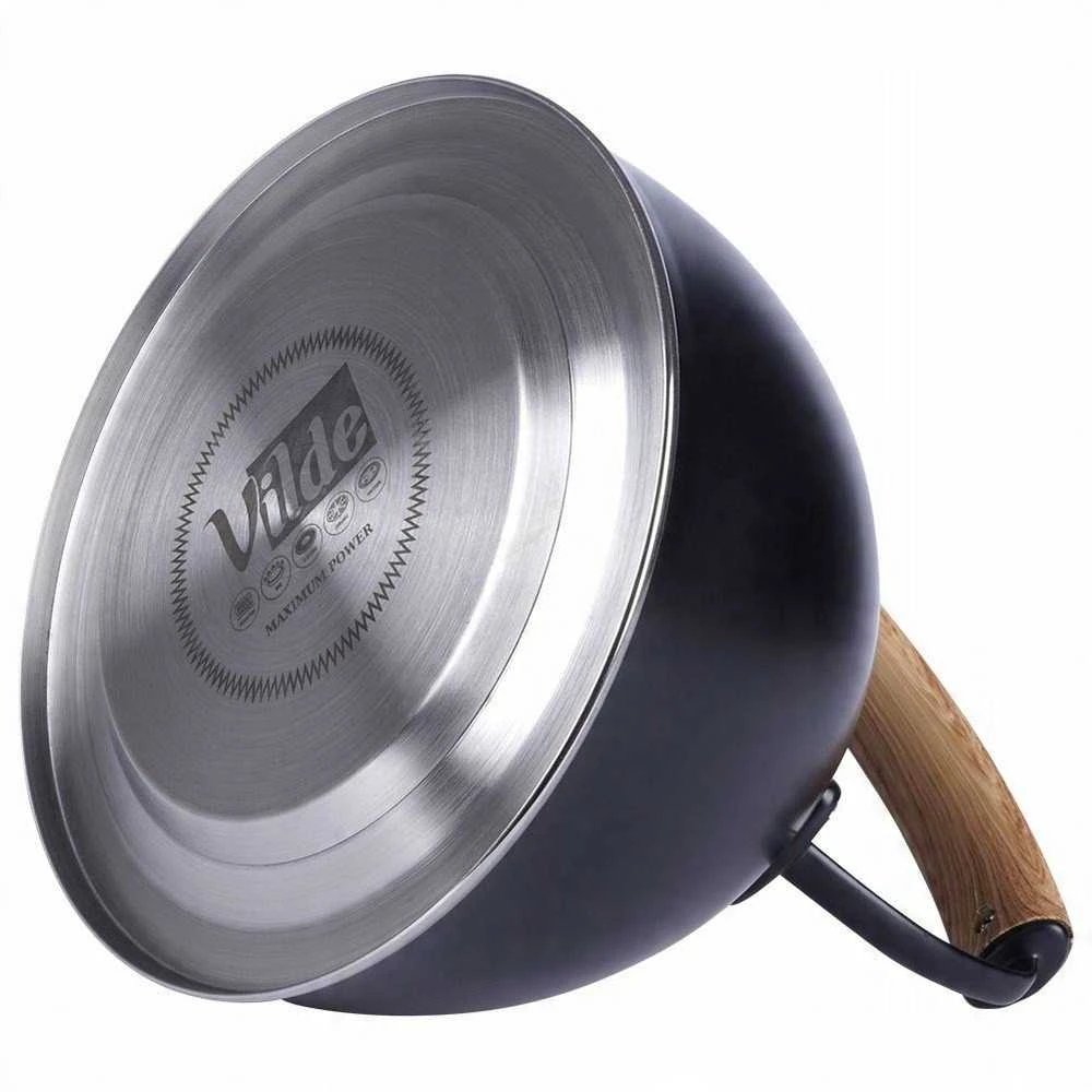Ultra Clean Vilde Švilpiantis virdulys, plieno, juodas, 2,5 l