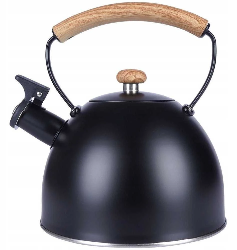 Ultra Clean Vilde Švilpiantis virdulys, plieno, juodas, 2,5 l