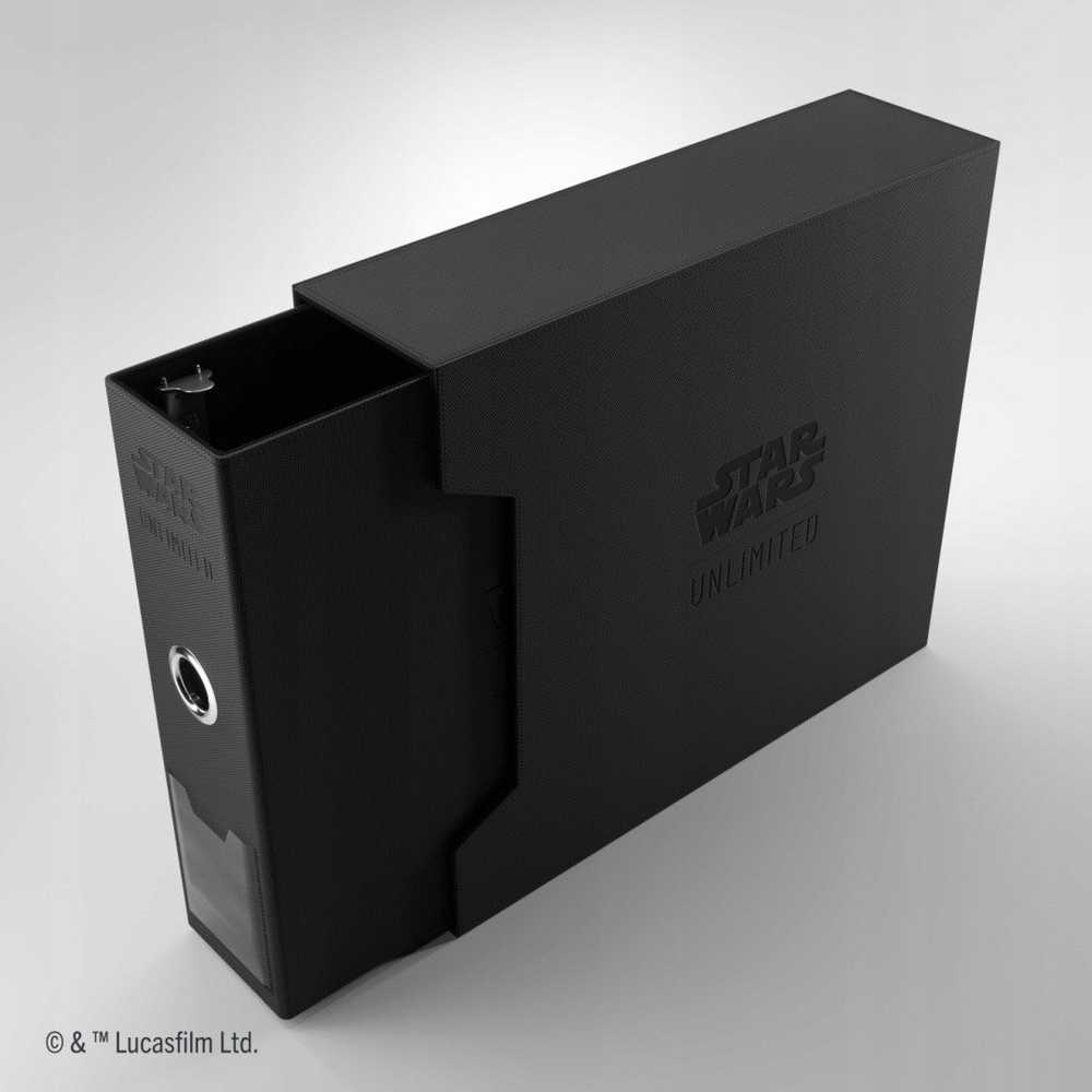 Ultra Pro Gamegenic: Star Wars Unlimited Card Game - Premium Cardport XL - Slipcase Ring Binder 24-Pocket - Juodas