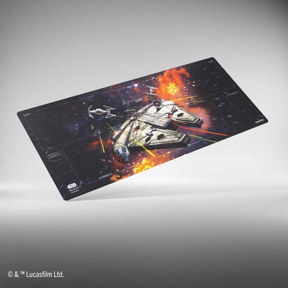 „Gamegenic“ – „Star Wars: Unlimited Xtra-Wide“ žaidimo kilimėlis – „Millenium Falcon“