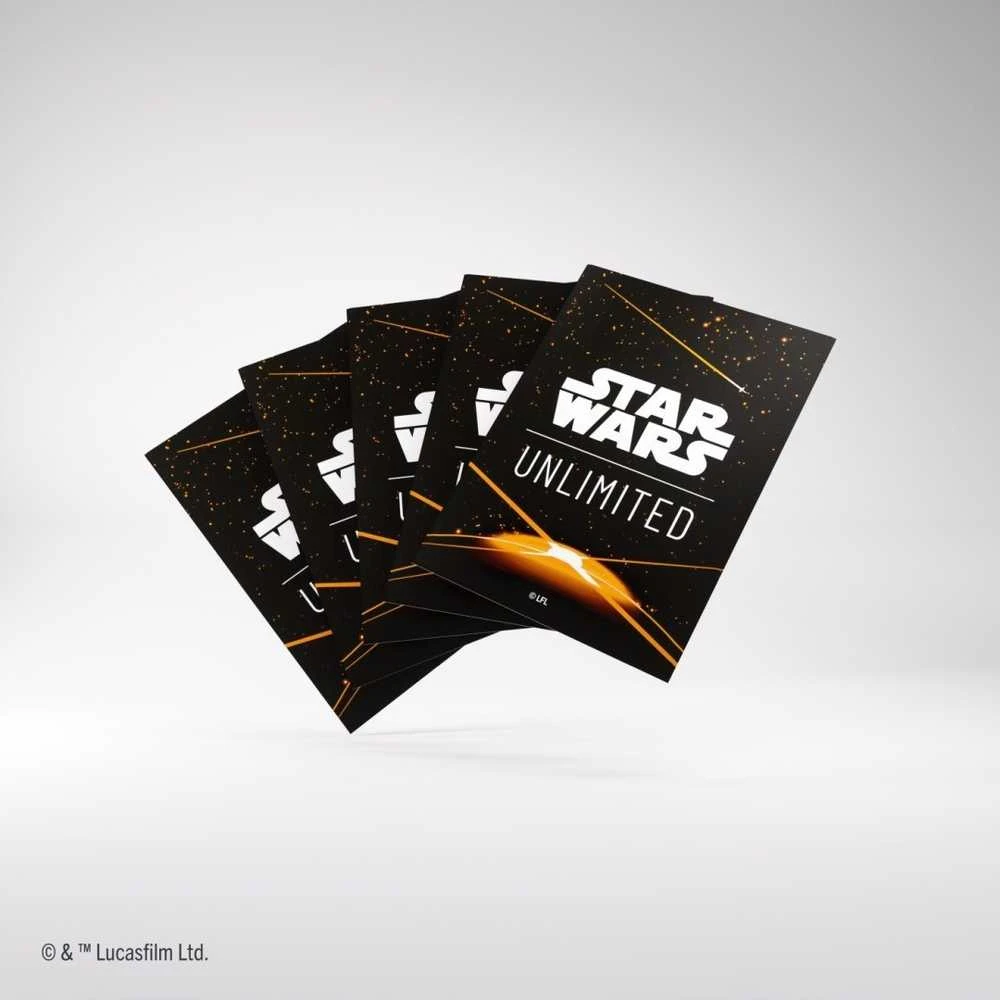 Gamegenic - Star Wars: Unlimited Art Sleeves - Card Back Oranžinis
