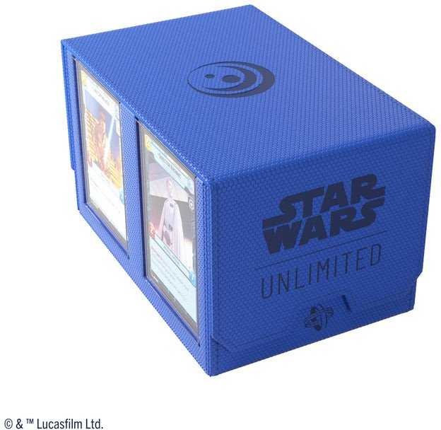 Ultra Pro Gamegenic: Star Wars Unlimited – dviejų kaladžių dėklas – mėlynas