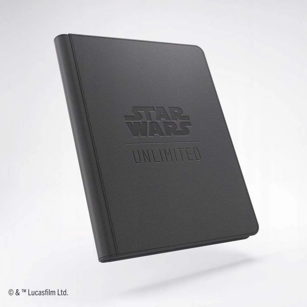 „Ultra Pro Gamegenic: Star Wars Unlimited“ kortų žaidimas – užtraukiamas albumas, 18 kišenių – Juodas
