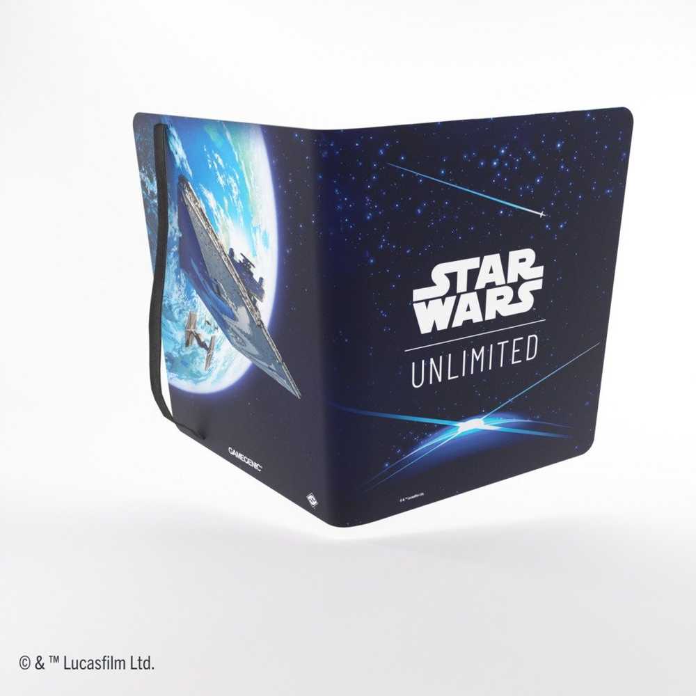 Ultra Pro Gamegenic: Star Wars Unlimited Card Game - 18-Pocket Album - Card Back Mėlyna