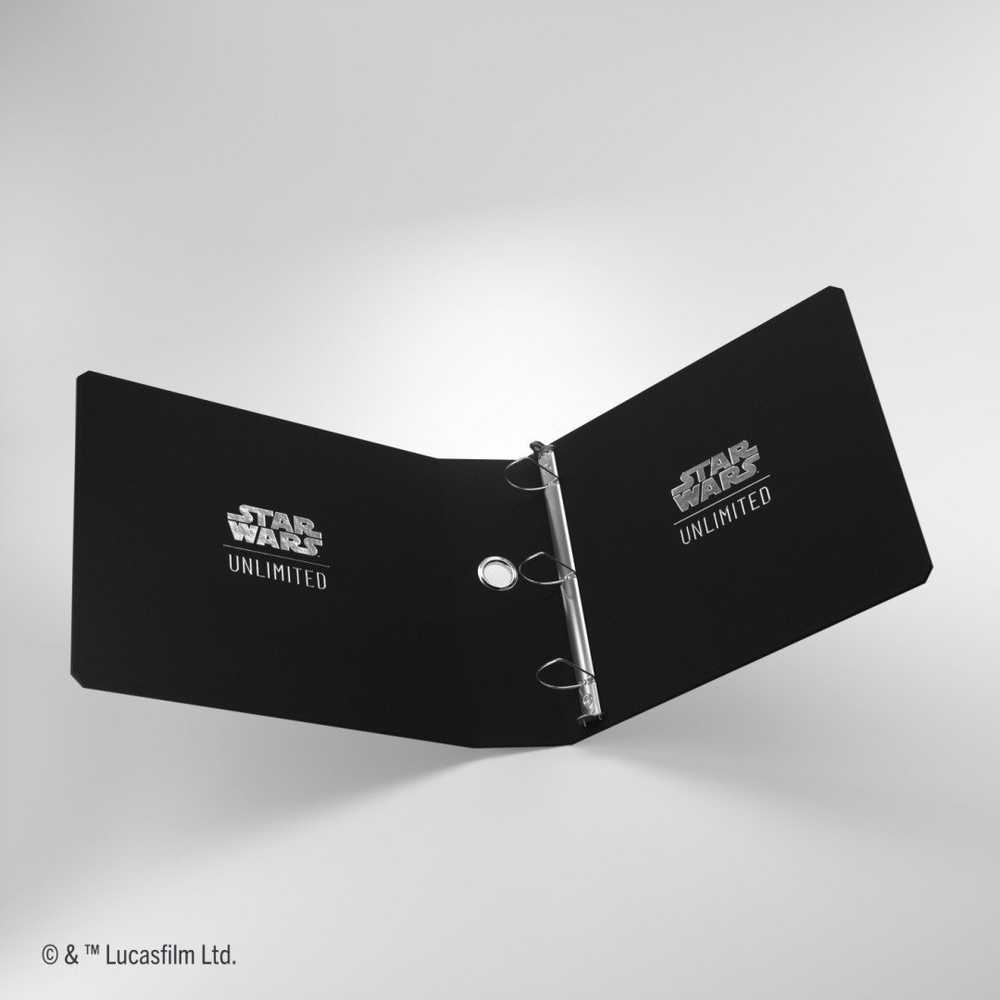 Ultra Pro Gamegenic: Star Wars Unlimited Card Game - Premium Cardport XL - Slipcase Ring Binder 24-Pocket - Juodas