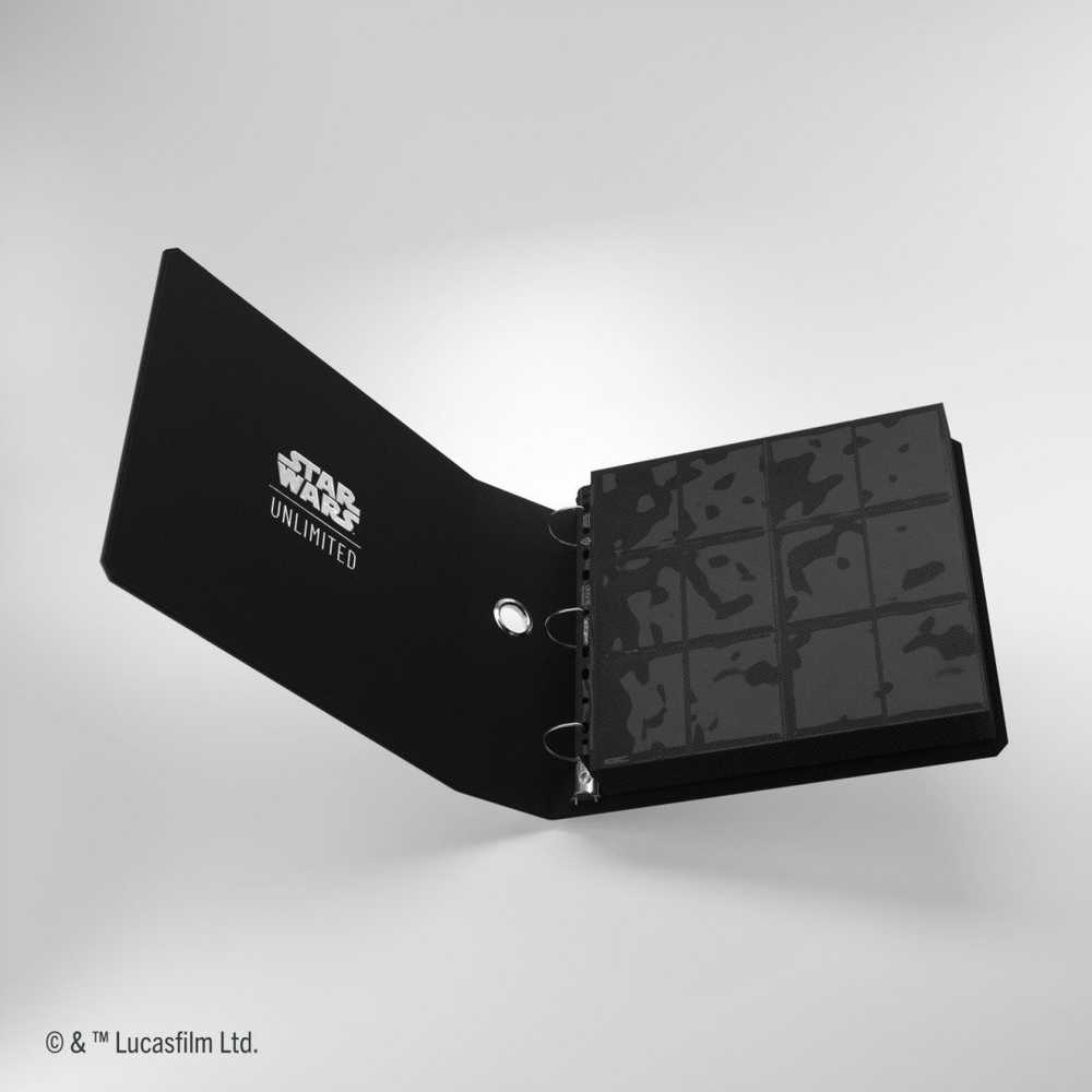 Ultra Pro Gamegenic: Star Wars Unlimited Card Game - Premium Cardport XL - Slipcase Ring Binder 24-Pocket - Juodas