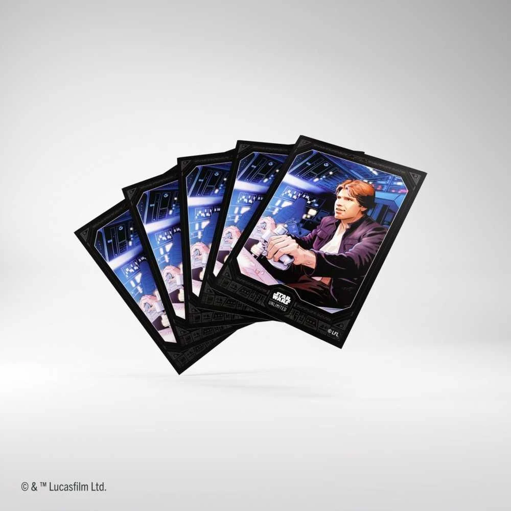 „Ultra Pro Gamegenic: Star Wars Unlimited“ kortų žaidimas – piešinių dėklai – Han Solo