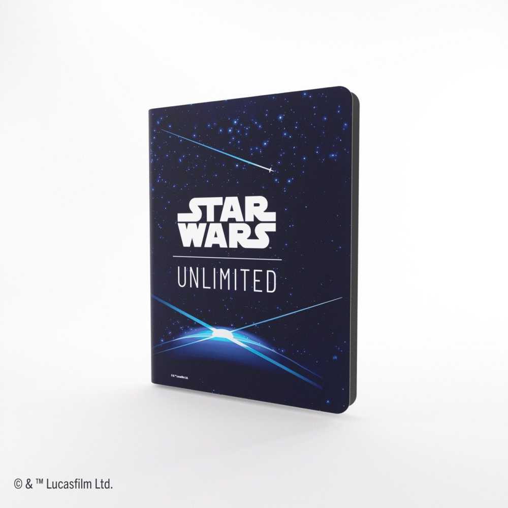 Ultra Pro Gamegenic: Star Wars Unlimited Card Game - 18-Pocket Album - Card Back Mėlyna