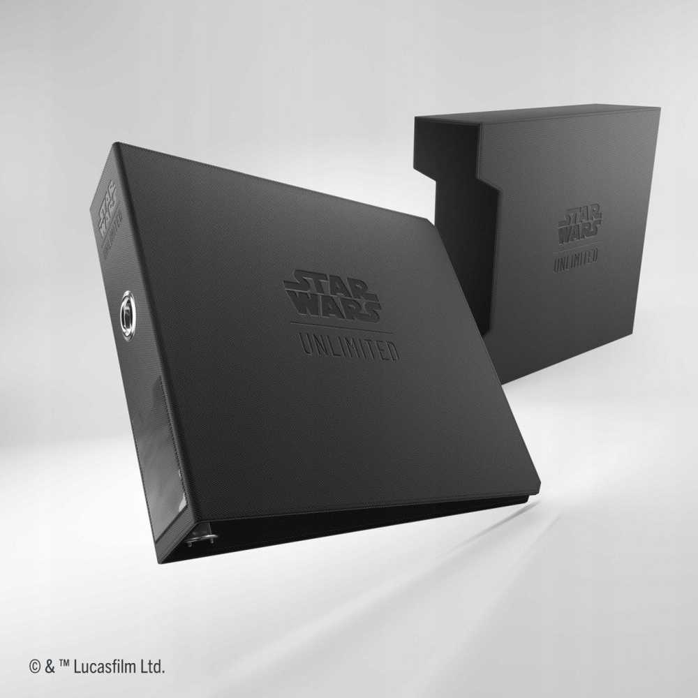 Ultra Pro Gamegenic: Star Wars Unlimited Card Game - Premium Cardport XL - Slipcase Ring Binder 24-Pocket - Juodas