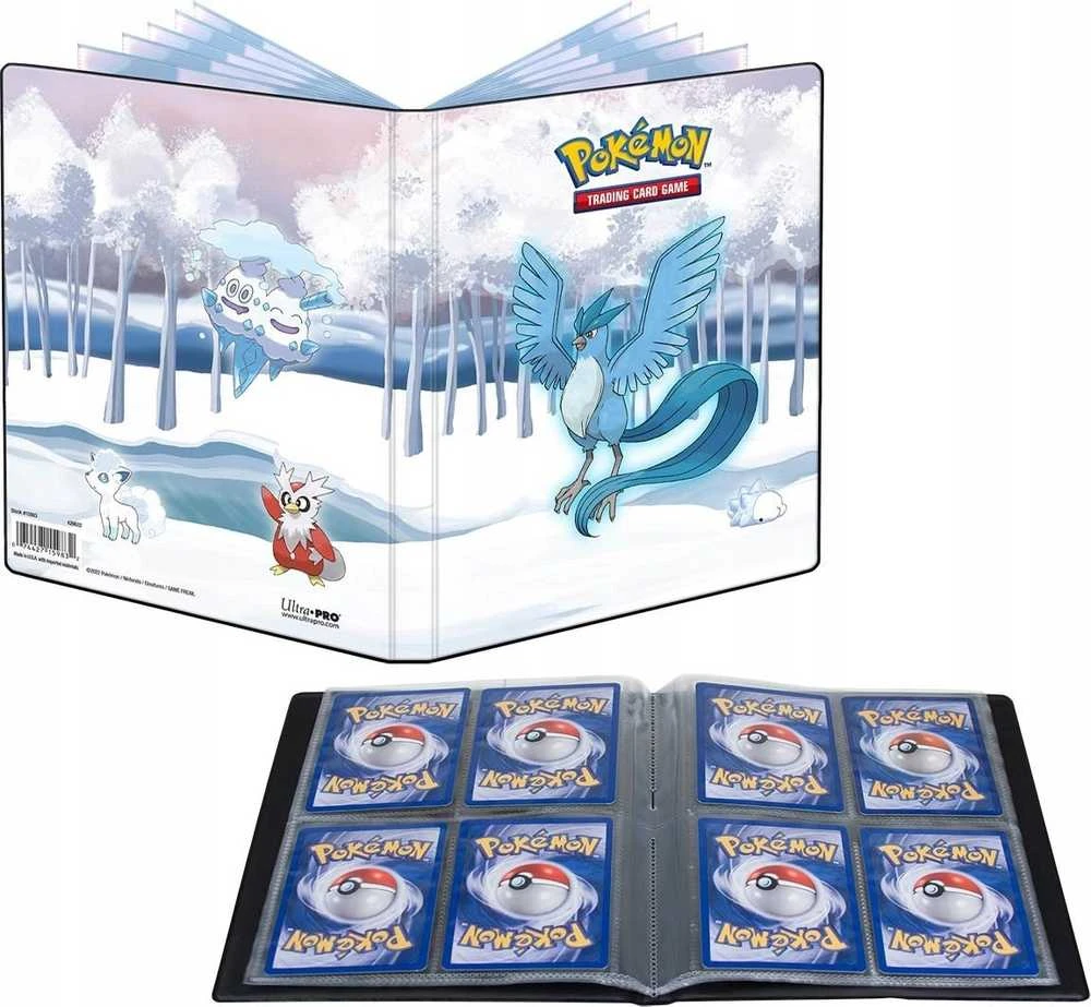 Ultra Pro Pokémon kortelių albumas 4 kišenių Frosted Forest kolekcininkams