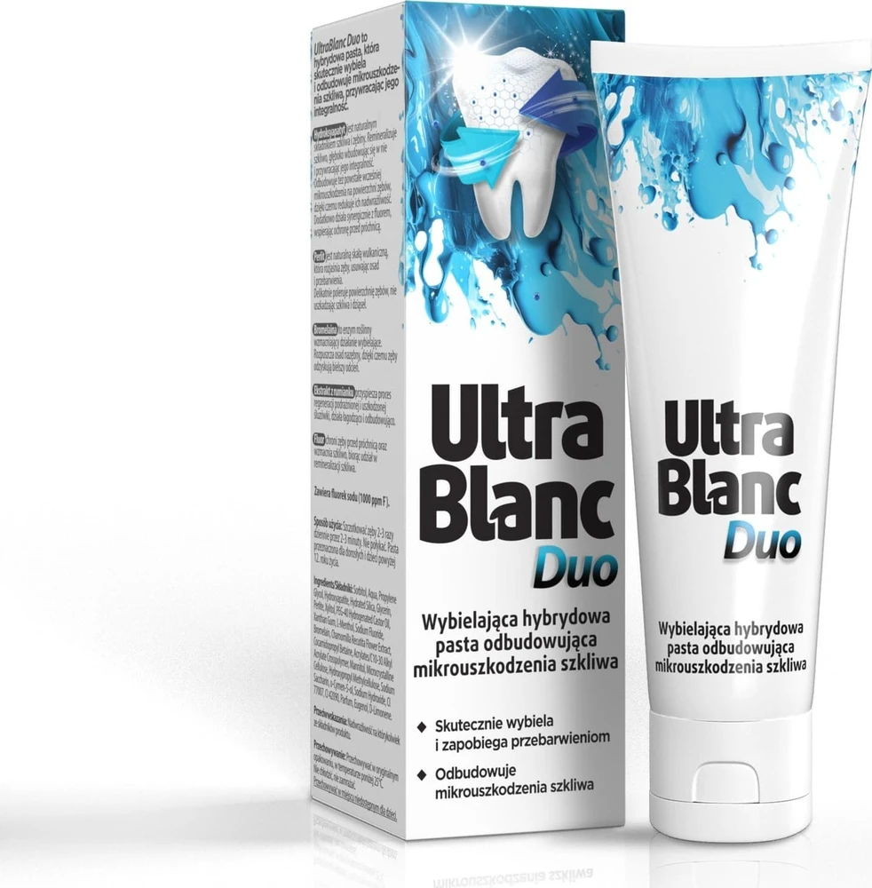 ULTRABLANC Whitening Hybrid Regenerating Dantų pasta Duo 75ml