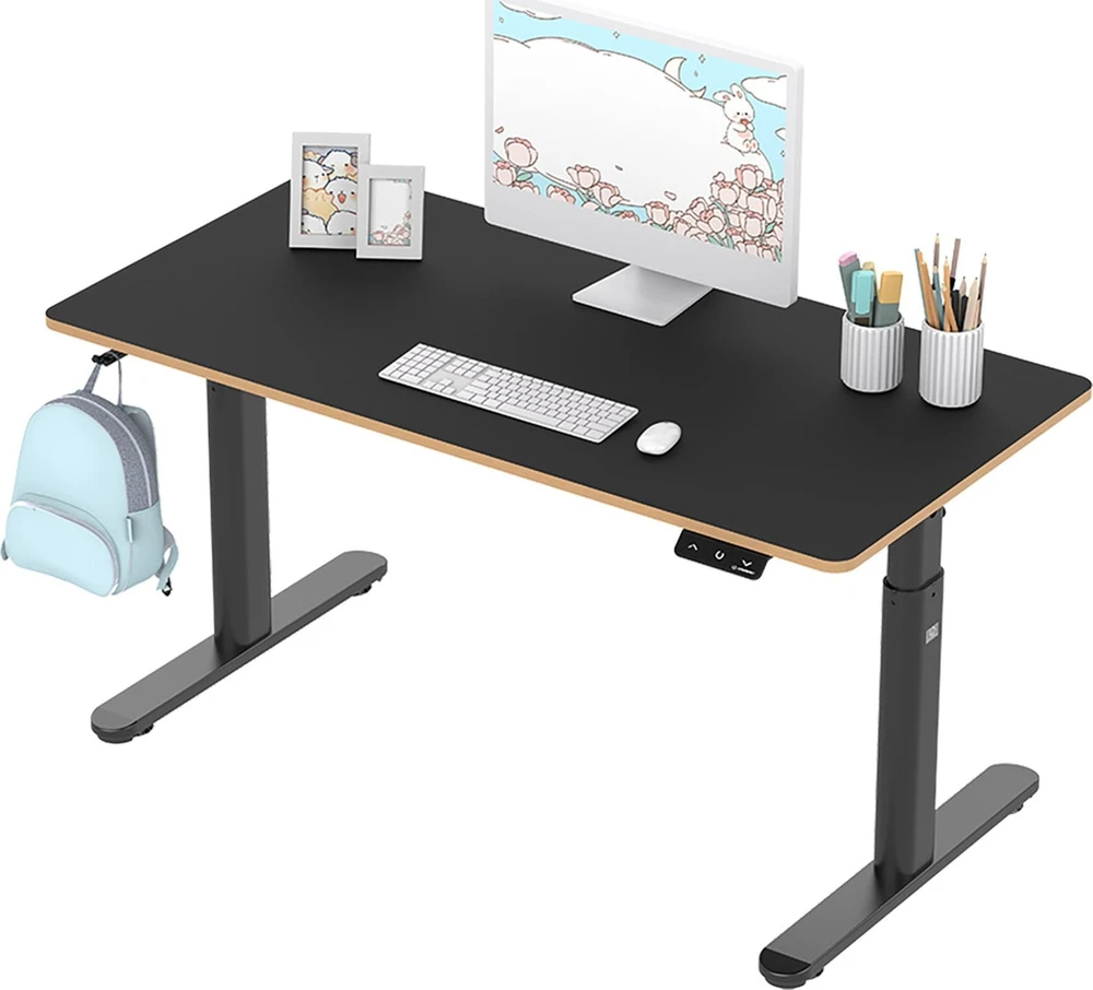 Darbo stalas Ultradesk PULSAR, juodos spalvos