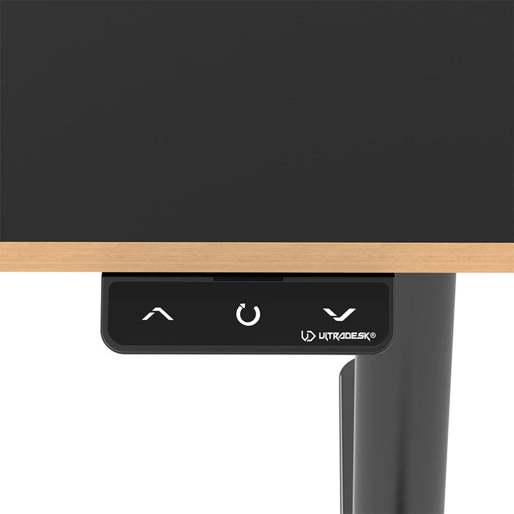Darbo stalas Ultradesk PULSAR, juodos spalvos