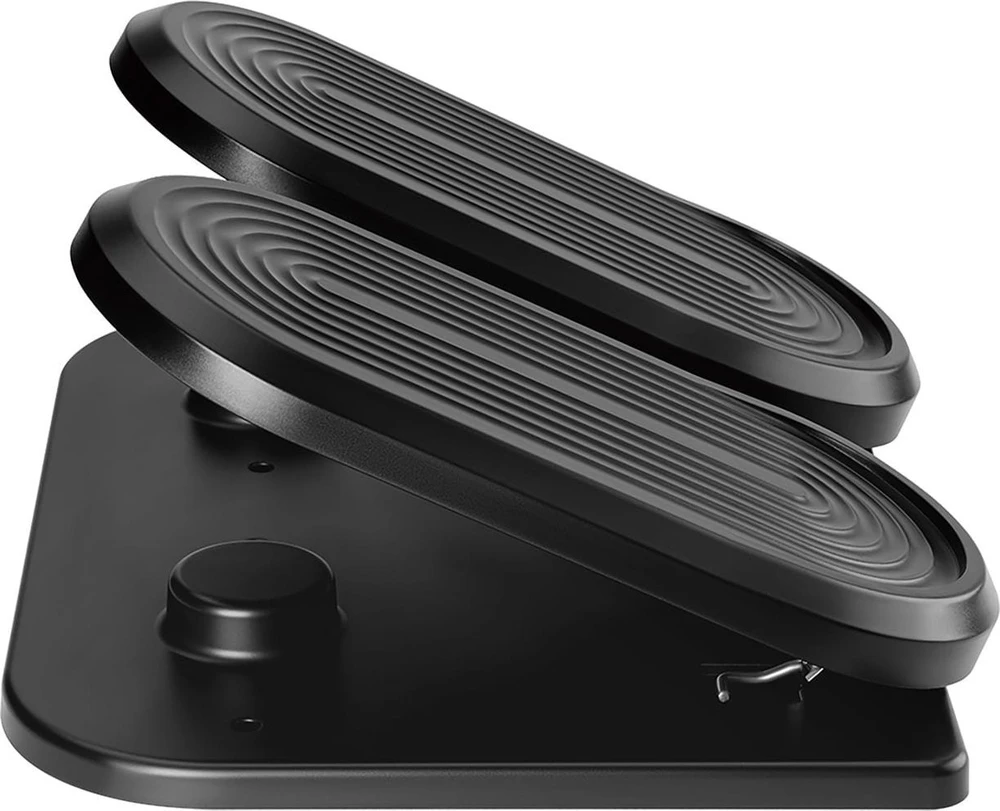 ULTRADESK FOOTPODIUM ergonomiškas kojų atramos pagrindas, juodas