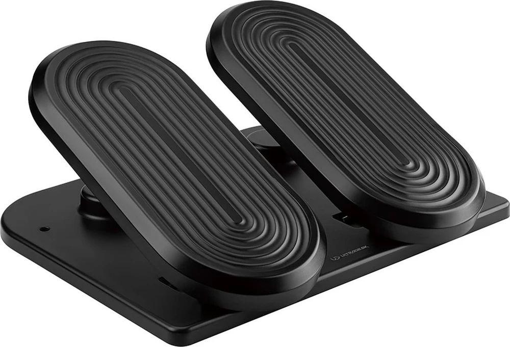 ULTRADESK FOOTPODIUM ergonomiškas kojų atramos pagrindas, juodas