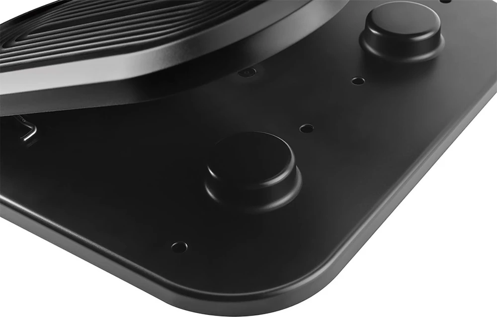 ULTRADESK FOOTPODIUM ergonomiškas kojų atramos pagrindas, juodas
