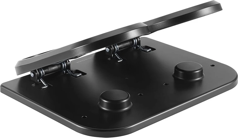 ULTRADESK FOOTPODIUM ergonomiškas kojų atramos pagrindas, juodas