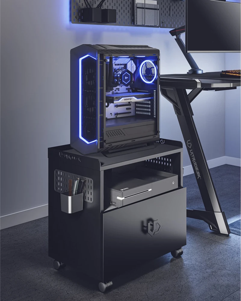 Ultradesk CRATE universali spintelė, juoda