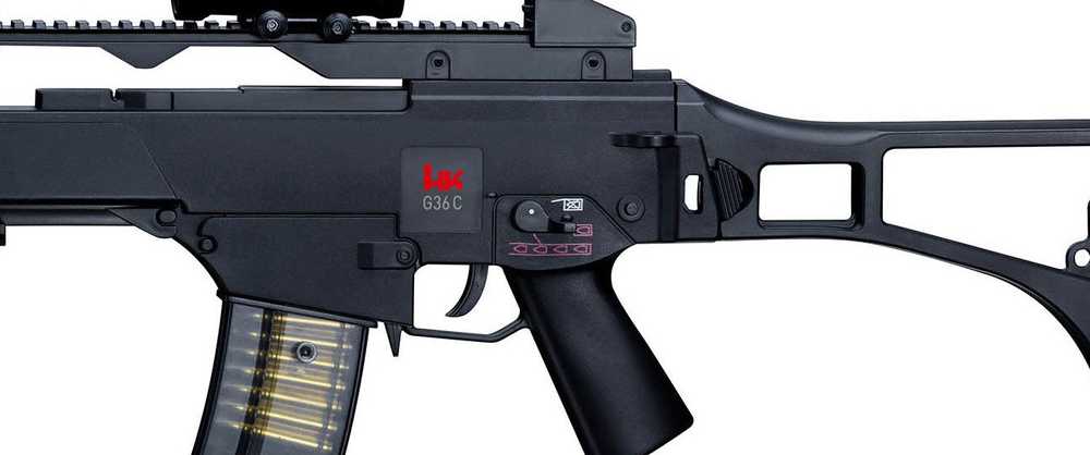 „Heckler&Koch HK-G36 C“ elektrinis ASG AEG šautuvas (2,5