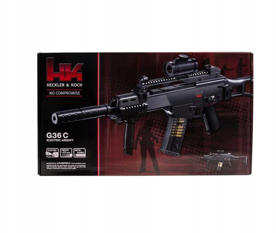 „Heckler&Koch HK-G36 C“ elektrinis ASG AEG šautuvas (2,5