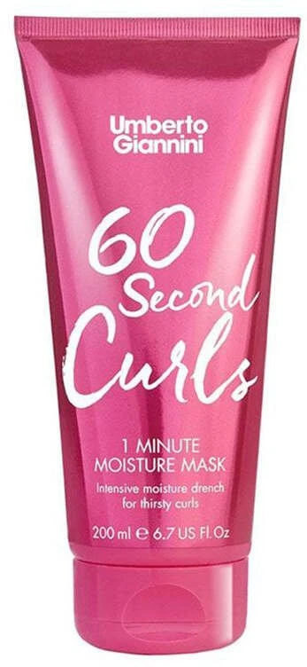 Umberto Giannini 60 Second Curls Hair Treatment Kreminis Mask Hydrating & Frizz Control, 200 ml