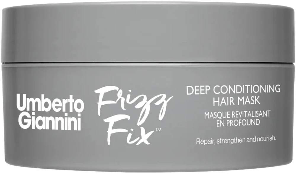 Umberto Giannini Frizz Fix Hair Treatment Kreminis Mask Minkštinantis ir glotninantis & maitininantis, 200 ml