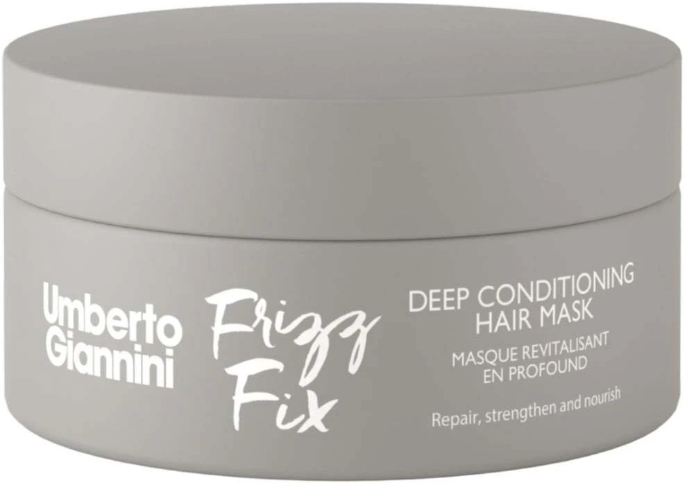 Umberto Giannini Frizz Fix Hair Treatment Kreminis Mask Minkštinantis ir glotninantis & maitininantis, 200 ml