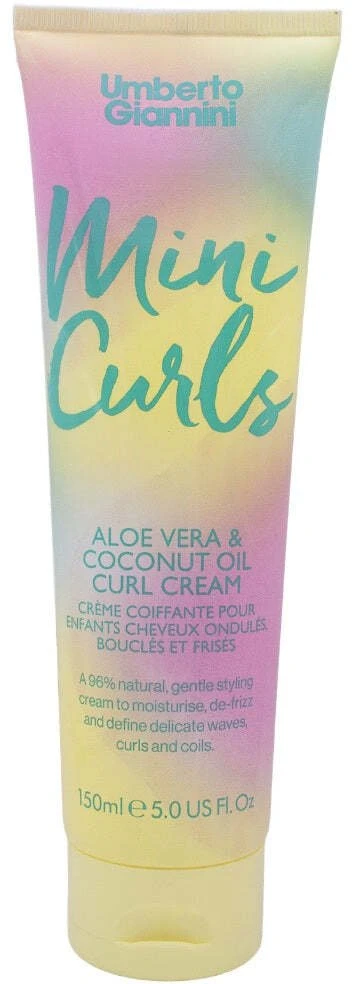 Umberto Giannini Mini Curls Aloe Vera Hair Styling Kreminis Light To Medium Hold, 150 ml