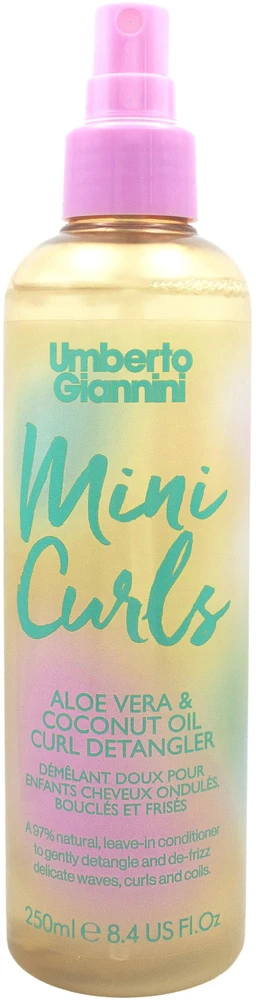 Umberto Giannini Mini Curls Plaukų paliekamas kondicionierius su veltinimosi efektu, 250 ml