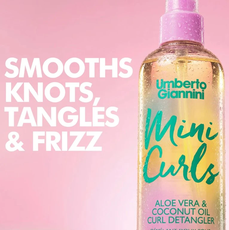 Umberto Giannini Mini Curls Plaukų paliekamas kondicionierius su veltinimosi efektu, 250 ml
